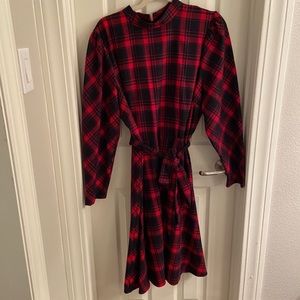 ELOQUII plaid dress, 18